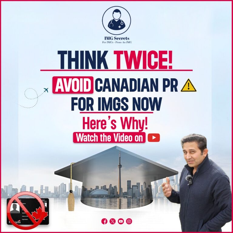 Navigating the Journey to Canadian Permanent Residency for IMGs (International Medical Graduates)